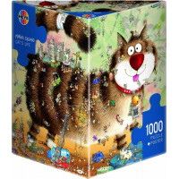 HEYE Puzzle Mačacie život 1000 dielikov