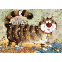 HEYE Puzzle Mačacie život 1000 dielikov