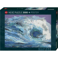 HEYE Puzzle Map Art: Vlna 2000 dielikov