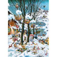 HEYE Puzzle Paradise: V zime 1000 dielikov
