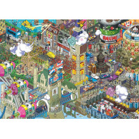 HEYE Puzzle Pixorama: Londýnske pátranie 1000 dielikov