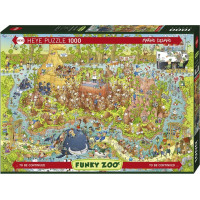 HEYE Puzzle Šialená ZOO: Austrálska expozícia 1000 dielikov