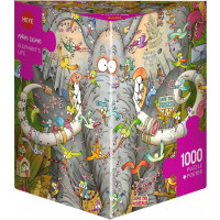 HEYE Puzzle Sloní život 1000 dielikov