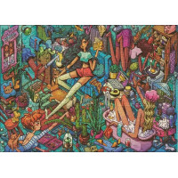 HEYE Puzzle Spolubývajúci v domácnosti 1000 dielikov