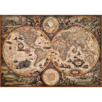 HEYE Puzzle Stará mapa sveta 2000 dielikov