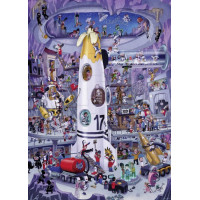 HEYE Puzzle Štart rakety 1000 dielikov