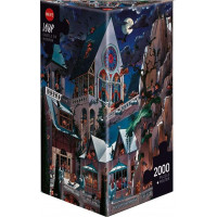 HEYE Puzzle Strašidelný hrad 2000 dielikov
