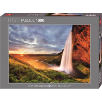 HEYE Puzzle Vodopád Seljalandsfoss, Island 1000 dielikov