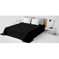 Prikrývka na posteľ ATLANTA 220x240 cm - biely/čierny