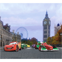 Detský záves DISNEY - Cars v Londýne - 180x160 cm