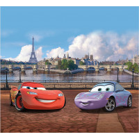 Detský záves DISNEY - CARS v Paríži - 180x160 cm