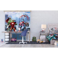 Detský záves MARVEL - Hrdinovia Avengers - 180x160 cm