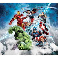 Detský záves MARVEL - Avengers útočí - 180x160 cm