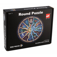 Okrúhle puzzle Znamenie zverokruhu 1000 dielikov