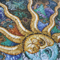 Okrúhle puzzle Znamenie zverokruhu 1000 dielikov