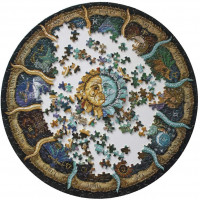 Okrúhle puzzle Znamenie zverokruhu 1000 dielikov