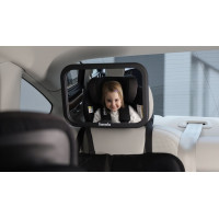 LIONELO Zrkadlo na sledovanie dieťaťa v aute Sett Black Carbon
