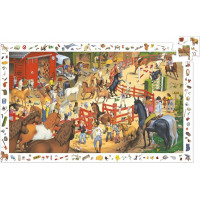 DJECO Puzzle Observation: Kone 200 dielikov