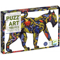 DJECO Obrysové puzzle Panter 150 dielikov