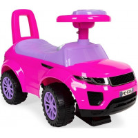 ECOTOYS Odrážadlo Auto s melódiami ružové