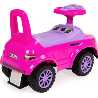 ECOTOYS Odrážadlo Auto s melódiami ružové