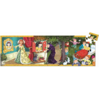 DJECO Panoramatické puzzle Snehulienka 50 dielikov