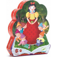 DJECO Panoramatické puzzle Snehulienka 50 dielikov