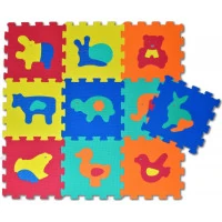 SUN TA TOYS Penové puzzle Svet zvierat S4 (30x30)