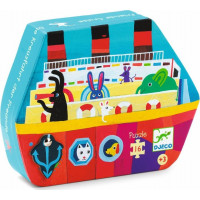 DJECO Puzzle Plavba parníkom 16 dielikov