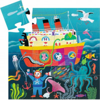 DJECO Puzzle Plavba parníkom 16 dielikov