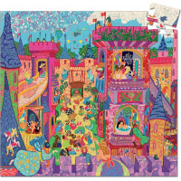 DJECO Puzzle Víli zámok 54 dielikov