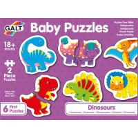 GALT Baby puzzle Dinosaury 6x2 dieliky