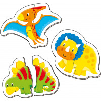 GALT Baby puzzle Dinosaury 6x2 dieliky