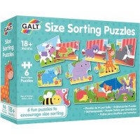 GALT Baby puzzle Kto je väčší a kto menší 6x3 dieliky