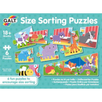 GALT Baby puzzle Kto je väčší a kto menší 6x3 dieliky