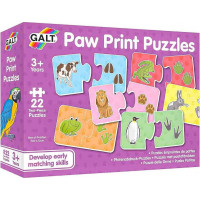 GALT Baby puzzle Zvieratká a ich stopy 22x2 dieliky