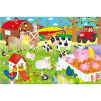 GALT Obrie podlahové puzzle Farma 30 dielikov