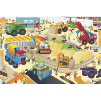 GALT Obrie podlahové puzzle Stavenisko 30 dielikov
