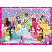 RAVENSBURGER Puzzle Disney princeznej: Na Vianoce XXL 200 dielikov