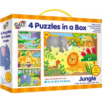 GALT Puzzle Džungľa 4v1 (12,16,20,24 dielikov)