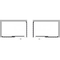 Sprchové dvere DUO SLIDE BLACK