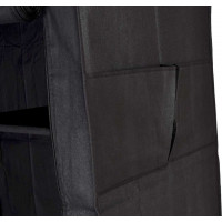 Textilná skriňa Mira s 10 policami MIRA MAXI - čierna