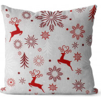 Obliečka na vankúš JESS 40x40 cm - Snowflakes