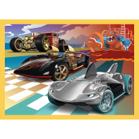 TREFL Puzzle Autíčka Hot Wheels 4v1 (35,48,54,70 dielikov)