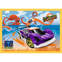 TREFL Puzzle Autíčka Hot Wheels 4v1 (35,48,54,70 dielikov)