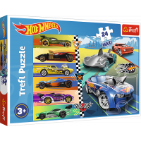 TREFL Puzzle Autíčka Hot Wheels MAXI 24 dielikov