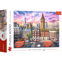 TREFL Puzzle Prechádzka Londýnom 4000 dielikov
