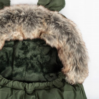 Rastúci fusak do kočíka TEDDY GROW-UP - armádne zelený