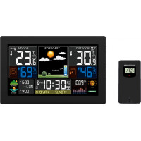 Meteostanica, XL farebný LCD, teplota, vlhkosť, tlak