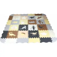 Matadi Penové puzzle Dinosaury s okrajmi (28x28)